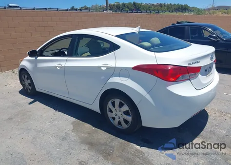 2012 Hyundai Elantra Gls from USA, damaged, VIN 5NPDH4AE1CH131876